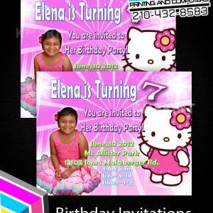 Children's Birthday Invitation Any..