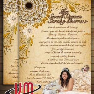 Western Chic Invitations For Sweet16 Or..